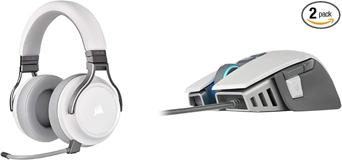 Corsair Virtuoso RGB Wireless Gaming Headset - White — main product image