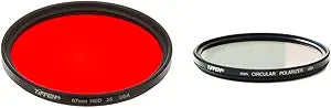 Tiffen 25 67mm Red Filter & Circular Polarizer Kit