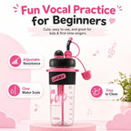 Bewinner Vocal Practice Bottle with Adjustable Resistance