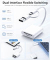 BAVNCO USB-C & USB-A 4-in-1 SD & MicroSD Card Reader