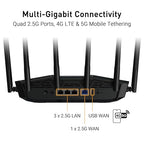 ASUS TUF Gaming BE6500 Dual-Band Wi-Fi 7 Gaming Router