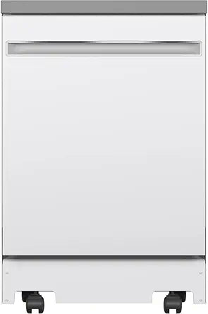 GE GPT225SGLWW 24" Portable Dishwasher Stainless Steel