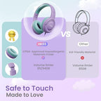 Acer HK03 Kids Volume-Limiting Wired Over-Ear Headphones