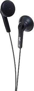 JVC HAF12B Black In-Ear Stereo Headphones — main product image