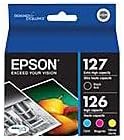 Epson T127120-BCS DURABrite Ultra Ink - Black & Color Combo