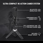Haofy 4K Waterproof Action Camera with Helmet Mount
