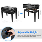 Neewer 40090788 Adjustable Piano Bench Storage