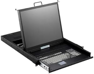 Monoprice 110355 1U Rackmount 17" LCD Keyboard Drawer