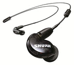 Shure SE215-K+BT2-cr Wireless Bluetooth Earphones Renewed