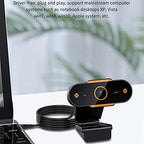 DDYYDS 1080P Plug-and-Play Webcam with Built-In Microphone