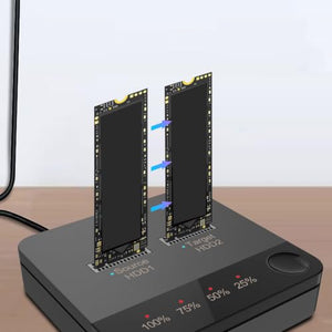 Generic M.2 Dual-Bay Docking Station with Offline Cloning