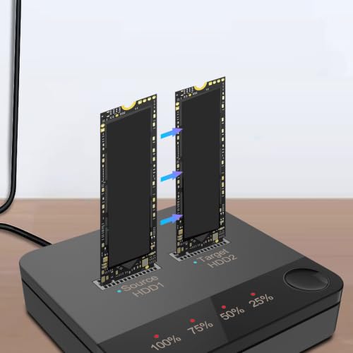 Generic M.2 Dual-Bay Docking Station with Offline Cloning — main product image