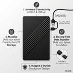 JIYINGDUO 6TB Portable External Hard Drive