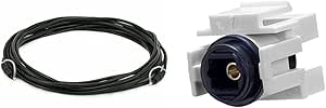 Monoprice 102668 Toslink Optical Audio Cable 25ft with Keystone