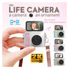 NKVADZBSFEP 2K Thumb Keychain Action Camera with Flip Screen