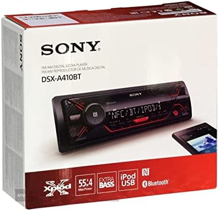 Sony DSX-A410BT Single Din Bluetooth Car Stereo Receiver