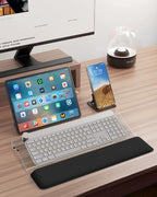 Laborio Adjustable Acrylic Keyboard Stand with Wrist Rest