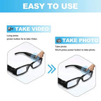 Tbest 1080P HD Wearable Camera Glasses with Anti-Shake