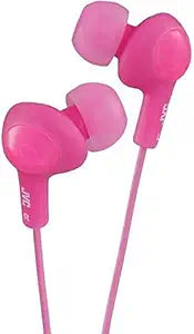 JVC HAFX5P Gumy Plus Inner-Ear Earbuds - Pink