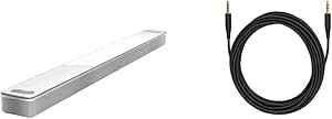 Bose Smart Soundbar 900 White with Bass Module Cable — main product image