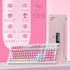 AULA S99 Wireless Pink Gaming Keyboard with Number Pad