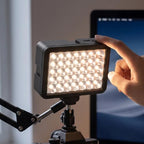 Fabater Mini LED Camera Light with Cold Shoe Mounts