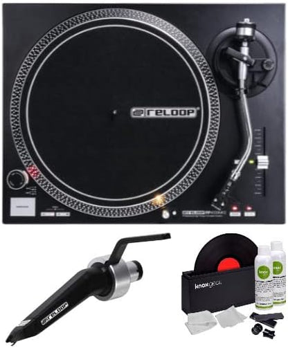 Reloop concorde RP-4000 mk2 Turntable Bundle, Ortofon Stylus, Cleaner Kit