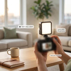 Tbest Cold Shoe Camera Light with Adjustable Color Temperature