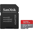 SanDisk ULTRA PLUS 64GB MicroSDXC 130MB/s A1 Card