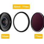 NiSi NIP-BRSTP-52-77 52-77mm Brass Pro Step-Up Ring
