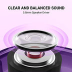 TCL SOCL500TWS Wireless Earbuds - Pumping Bass, 26H Playtime, Sunset Violet