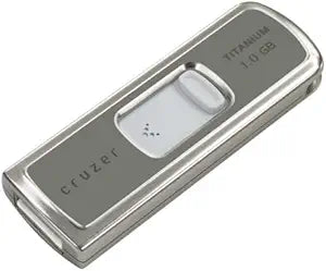 SanDisk SDCZ7-1024 Cruzer Titanium 1 GB USB Flash Drive — main product image