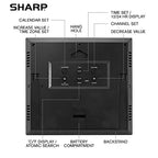 Sharp Atomic Clock Jumbo Display Indoor/Outdoor