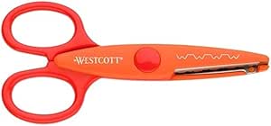 Westcott E-42503 00 Craft Toothy Cut Scissor Assorted