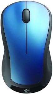 Logitech Wireless Mouse M310 - Blue Ergonomic Design