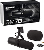 Shure SM7B Vocal Dynamic Microphone Podcast Recording Bundle