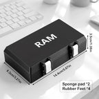 Aukuoy 16-Slot Lockable DDR RAM Storage Box