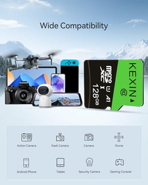 KEXIN 128GB microSDXC Memory Card 2-Pack