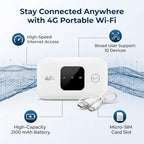 Glaeptio 4G LTE Mobile WiFi Hotspot Router