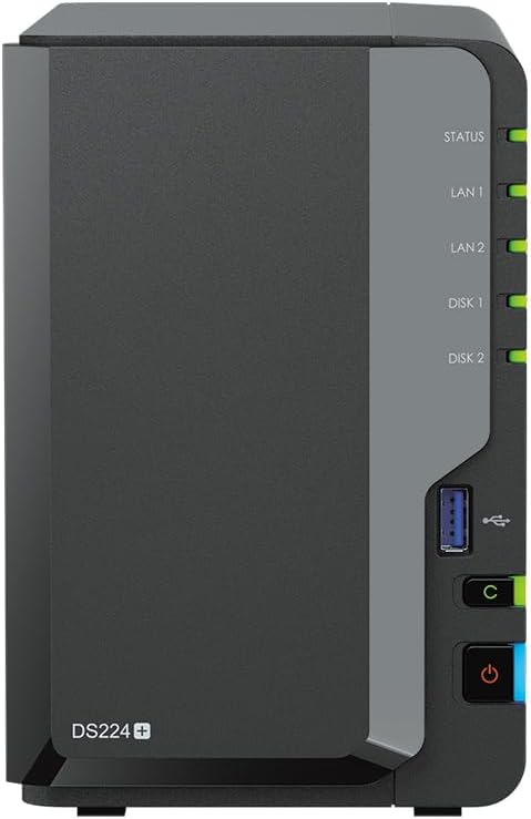 Synology DS224+ DiskStation 16TB NAS Server