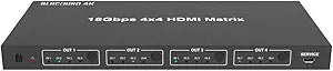 Monoprice Blackbird 143623 - 4K HDMI Matrix Switch 4x4