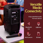 Pyle 1000W Portable Bluetooth PA Speaker with Wireless Mic