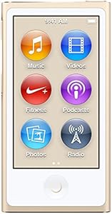 Apple MKMX2QG/A iPod Nano 16GB Gold 7th Gen