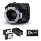 Blackmagic Design Micro Studio Camera 4K G2 Battery Bundle