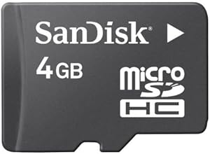 SanDisk 4GB MicroSDHC Card with Adapter