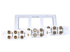 Monoprice 104012 2-Gang 5.1 Surround Sound Wall Plate