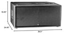 Yorkville PSA2S 4800W Dual 15