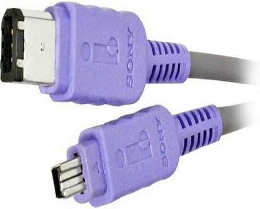 Sony VMC-IL4615 i.LINK 4-Pin to 6-Pin DV Cable: 1.5 Meter