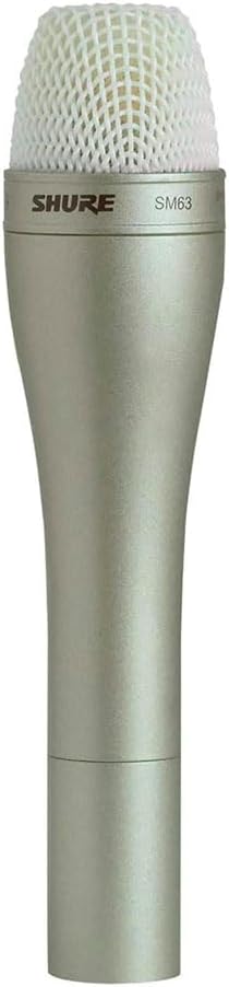 Shure SM63 Omnidirectional Dynamic Vocal Microphone Champagne