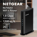 NETGEAR R6700AX Nighthawk WiFi 6 Dual-Band Router